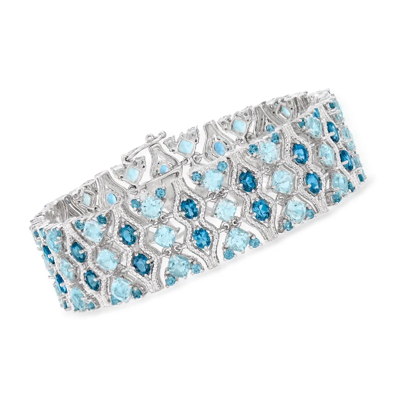 Elevate Your Jewelry Collection With Limited-Time Savings Ross-Simons London and Sky Blue Topaz Bracelet in Sterling Silver Elevate Your Jewelry Collection With Limited-Time Savings Ross-Simons London and Sky Blue Topaz Bracelet in Sterling Silver