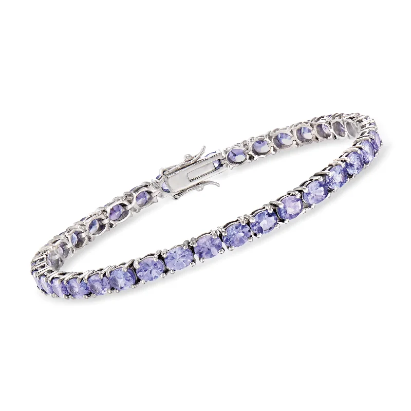 Get Your Favorite Jewelry At The Best Price Ross-Simons Tanzanite Tennis Bracelet in Sterling Silver Get Your Favorite Jewelry At The Best Price Ross-Simons Tanzanite Tennis Bracelet in Sterling Silver