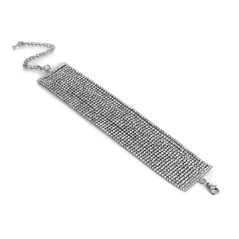 Breathtaking Jewelry At Limited-Time Savings Silver Plated Stone Designer Bracelet