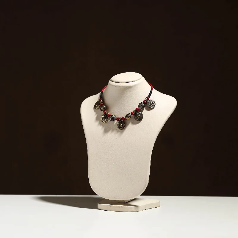Handmade Pearl Jewelry For Timeless Elegance Tribal Odisha Dokra Threadwork Handmade Necklace 18 Handmade Pearl Jewelry For Timeless Elegance Tribal Odisha Dokra Threadwork Handmade Necklace 18