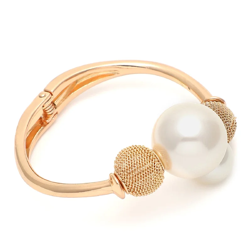 Best Jewelry Sale Prices – Limited-Time Offer Women Gold Plated Pearls Bracelet