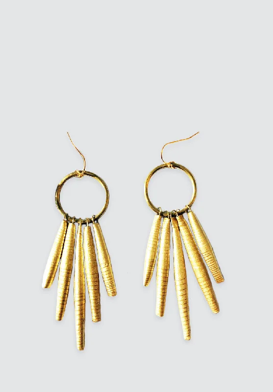 Special Deals On Handcrafted And Designer Jewelry Circle Gold Drop Earring