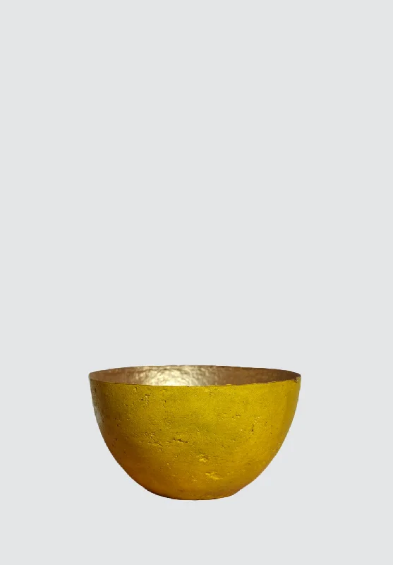Waterproof Stainless Steel Jewelry For Lasting Beauty Pulp Bowl Small with Gold