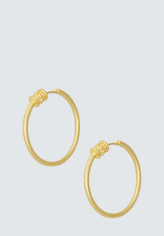 Premium Jewelry At Promotional Prices – Shine Today Retro Hoops In Gold