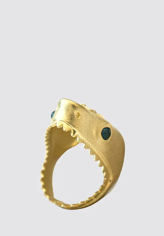 Big Savings On Your Favorite Jewelry Pieces Shark Ring In Gold