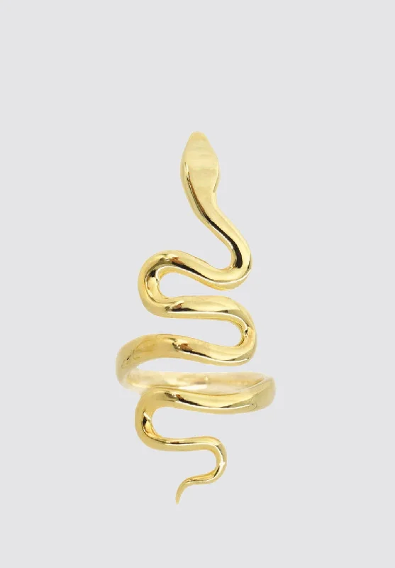 The Ultimate Jewelry Sale – Exclusive Styles At Great Prices Snake Large Ring In Gold The Ultimate Jewelry Sale – Exclusive Styles At Great Prices Snake Large Ring In Gold