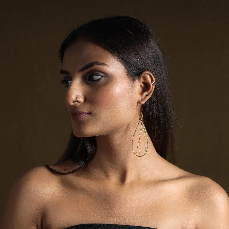 Last Chance To Grab Your Favorite Jewelry At A Discount Brass Metal Handcrafted Dokra Earrings by Asalkaar Last Chance To Grab Your Favorite Jewelry At A Discount Brass Metal Handcrafted Dokra Earrings by Asalkaar