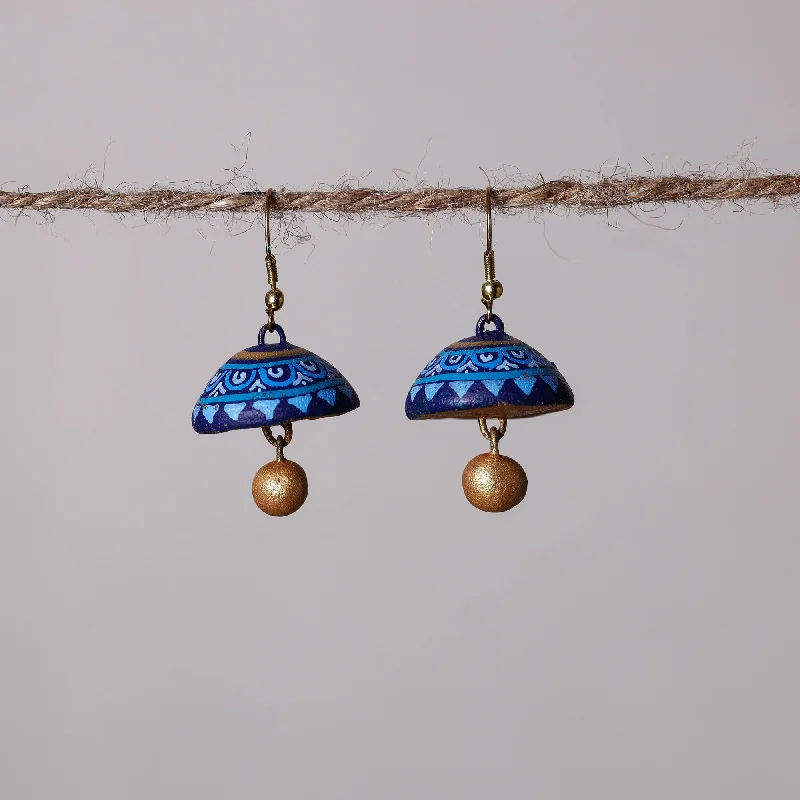Limited-Time Jewelry Sale – Don't Miss These Deals Miniature Handpainted Terracotta Jhumki Earrings Limited-Time Jewelry Sale – Don't Miss These Deals Miniature Handpainted Terracotta Jhumki Earrings