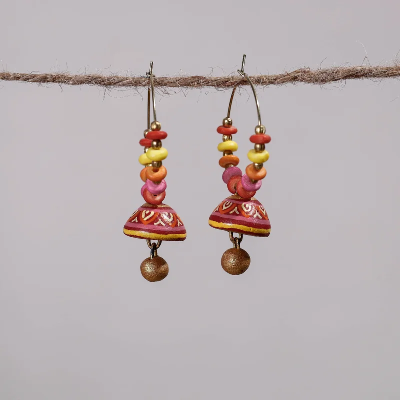 Sparkle For Less – Shop Our Limited-Time Jewelry Deals Miniature Handpainted Terracotta Big Bali Earrings Sparkle For Less – Shop Our Limited-Time Jewelry Deals Miniature Handpainted Terracotta Big Bali Earrings