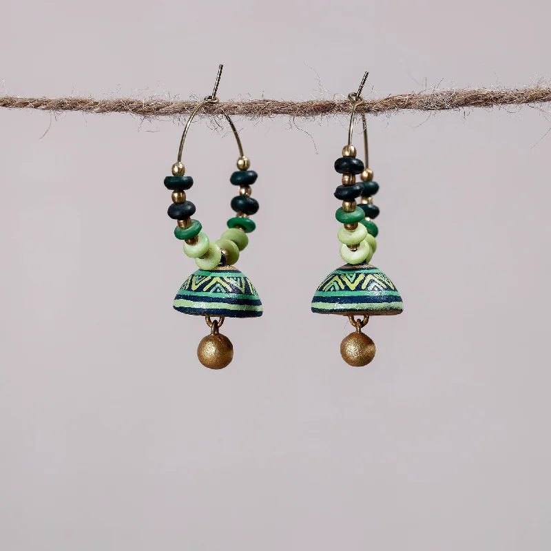 Shop Elegant Jewelry At Unbeatable Prices Miniature Handpainted Terracotta Big Bali Earrings Shop Elegant Jewelry At Unbeatable Prices Miniature Handpainted Terracotta Big Bali Earrings