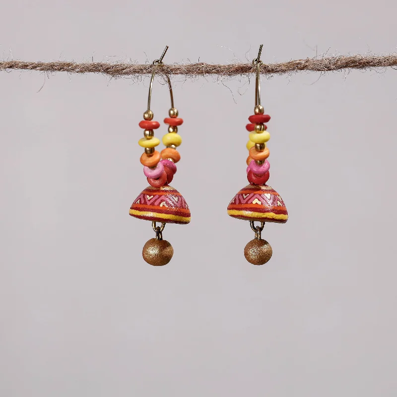 Affordable Elegance – Special Jewelry Sale Now Live Miniature Handpainted Terracotta Big Bali Earrings Affordable Elegance – Special Jewelry Sale Now Live Miniature Handpainted Terracotta Big Bali Earrings