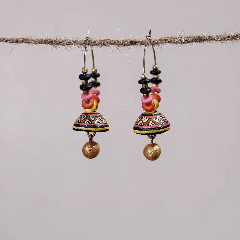Stunning Jewelry At Even More Stunning Prices Miniature Handpainted Terracotta Big Bali Earrings Stunning Jewelry At Even More Stunning Prices Miniature Handpainted Terracotta Big Bali Earrings