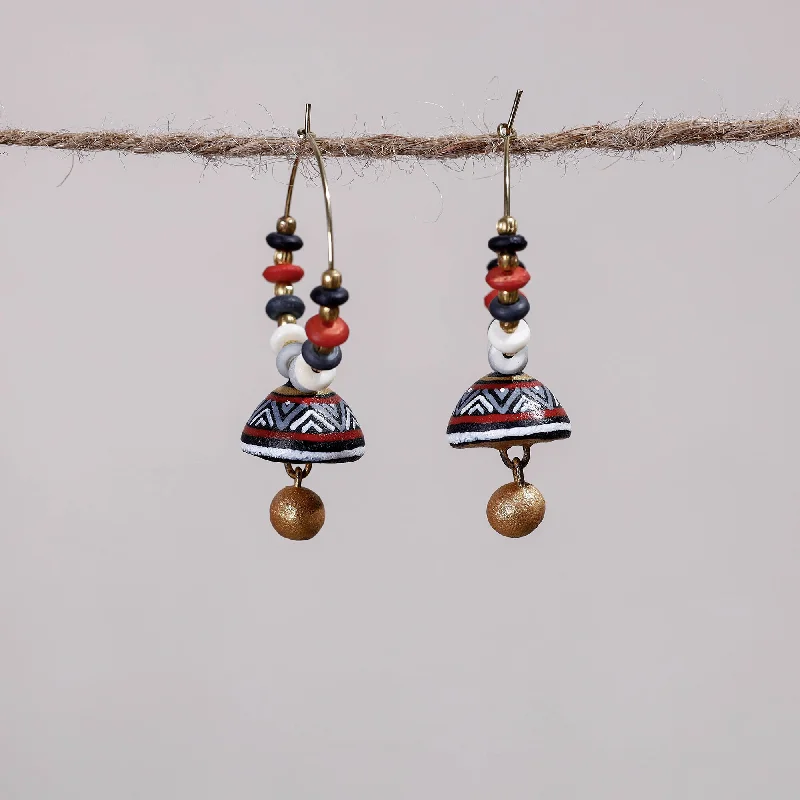 Don't Miss Out On Jaw-Dropping Jewelry Discounts Miniature Handpainted Terracotta Big Bali Earrings Don't Miss Out On Jaw-Dropping Jewelry Discounts Miniature Handpainted Terracotta Big Bali Earrings