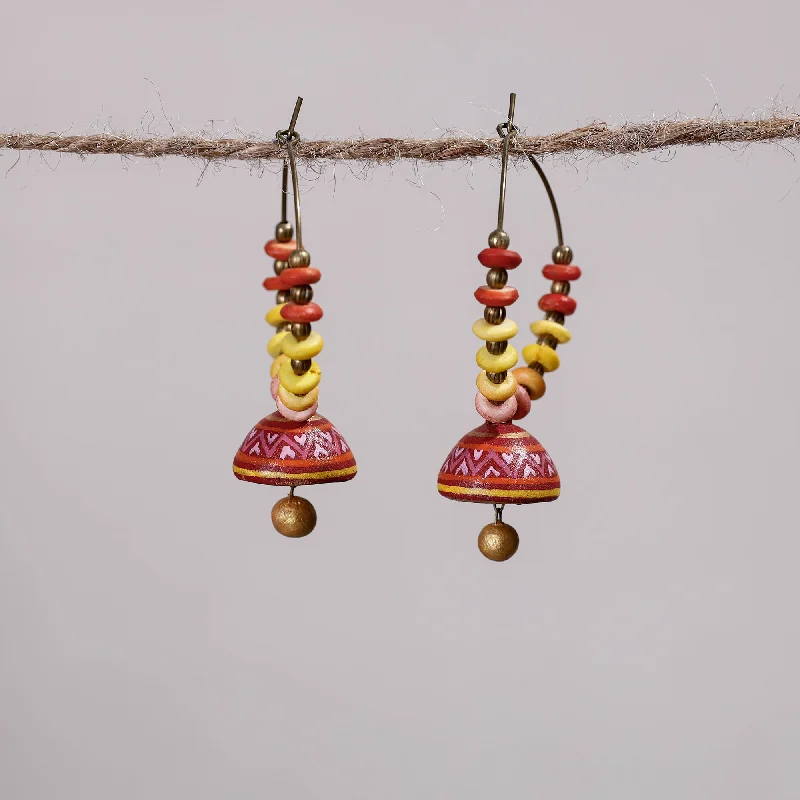 Elegant Jewelry, Affordable Luxury – Shop Now Miniature Handpainted Terracotta Big Bali Earrings Elegant Jewelry, Affordable Luxury – Shop Now Miniature Handpainted Terracotta Big Bali Earrings