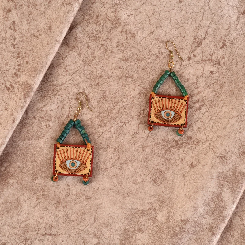 Make Your Outfit Shine With Discounted Jewelry Evil Eye-VI' Handcrafted Tribal Wooden Earrings Make Your Outfit Shine With Discounted Jewelry Evil Eye-VI' Handcrafted Tribal Wooden Earrings