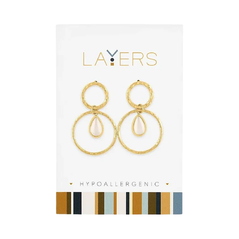 Timeless Jewelry Styles At Wallet-Friendly Prices Gold Double Hoop Dangle Layers Earrings Timeless Jewelry Styles At Wallet-Friendly Prices Gold Double Hoop Dangle Layers Earrings
