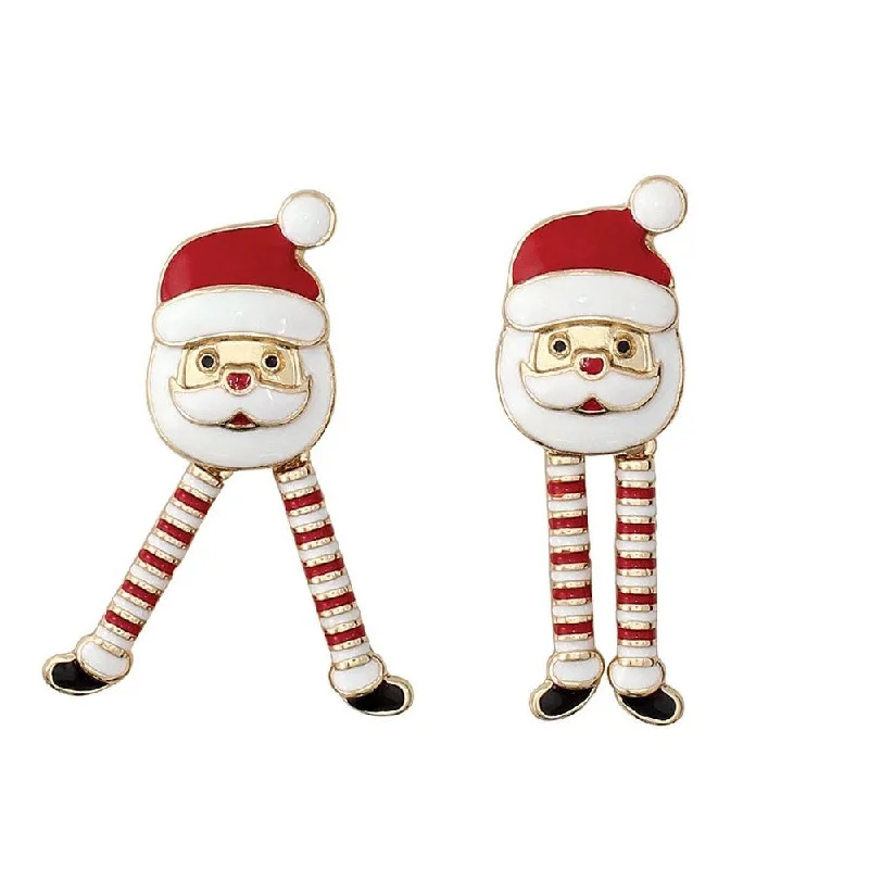 Get Your Favorite Jewelry At The Best Price Holiday Earrings Dancing Santa