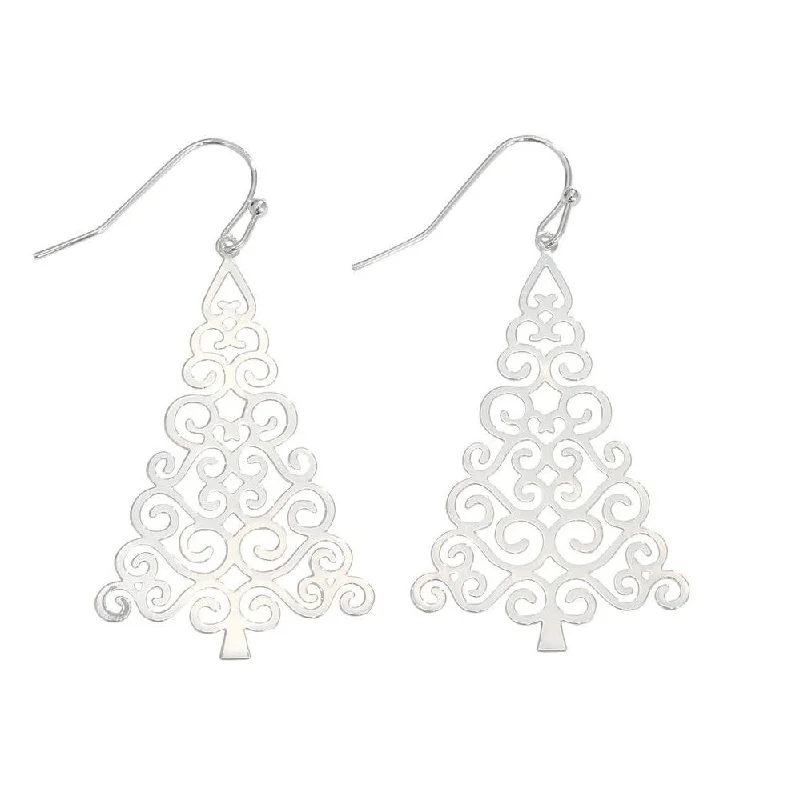 Exclusive Gemstone Jewelry At Special Prices Holiday Earrings Silver Christmas Trees Exclusive Gemstone Jewelry At Special Prices Holiday Earrings Silver Christmas Trees
