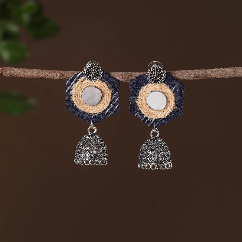 Holiday Jewelry Sale – Perfect Gifts At Great Prices Mayra German Silver Jute Fabart Jhumki Earrings Holiday Jewelry Sale – Perfect Gifts At Great Prices Mayra German Silver Jute Fabart Jhumki Earrings