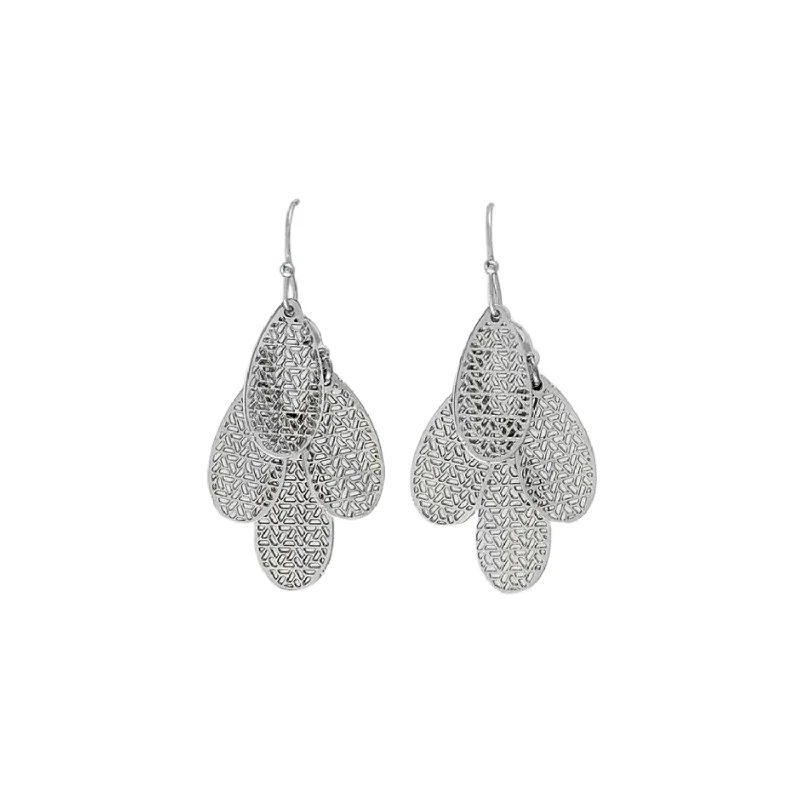 Jewelry Sale Bonanza – Grab Your Sparkle Now Silver Multi Layered Teardrop Dangle Layers Earrings Jewelry Sale Bonanza – Grab Your Sparkle Now Silver Multi Layered Teardrop Dangle Layers Earrings