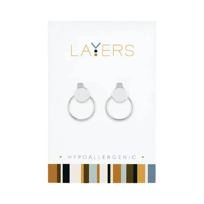 Best Jewelry Deals – Premium Quality At Exclusive Discounts Silver Double Hoop Stud Layers Earrings Best Jewelry Deals – Premium Quality At Exclusive Discounts Silver Double Hoop Stud Layers Earrings