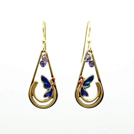 Dazzling Deals On Necklaces, Bracelets, And More Silver Forest Butterfly in Flight Teardrop Earrings Dazzling Deals On Necklaces, Bracelets, And More Silver Forest Butterfly in Flight Teardrop Earrings