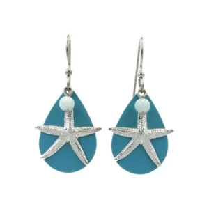 Premium Jewelry At Promotional Prices – Shine Today Silver Forest Layered Starfish Teardrop Earrings Premium Jewelry At Promotional Prices – Shine Today Silver Forest Layered Starfish Teardrop Earrings