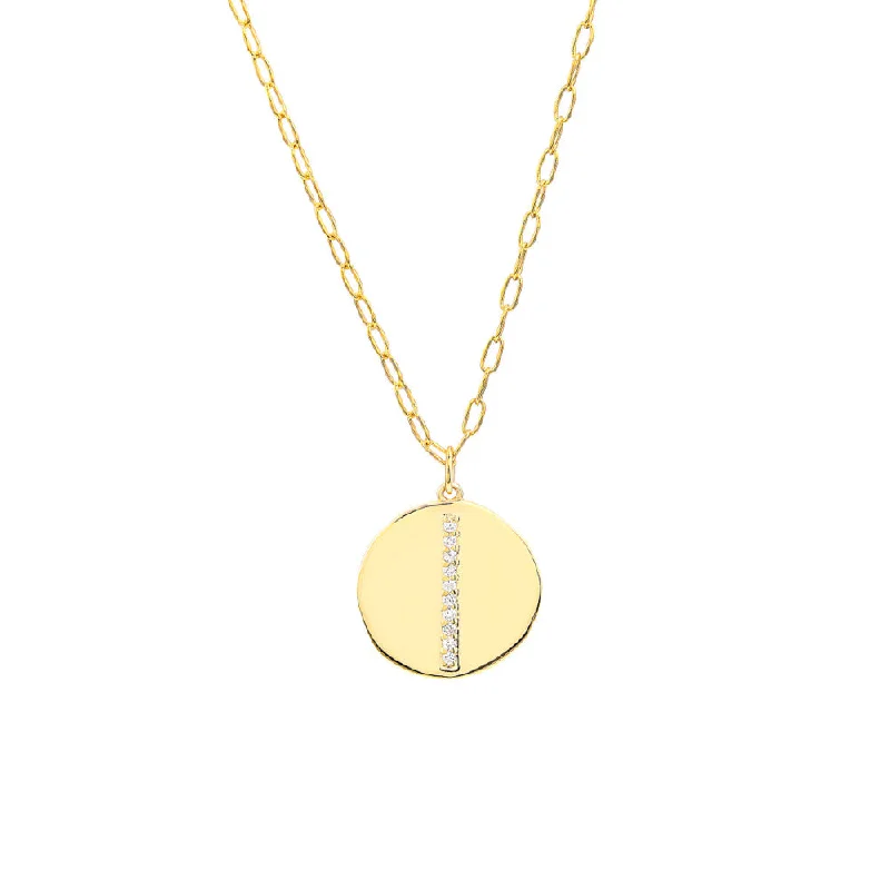 Fine Jewelry, Limited-Time Offers Available 14k Diamond Organic Shape Medallion Necklace Fine Jewelry, Limited-Time Offers Available 14k Diamond Organic Shape Medallion Necklace