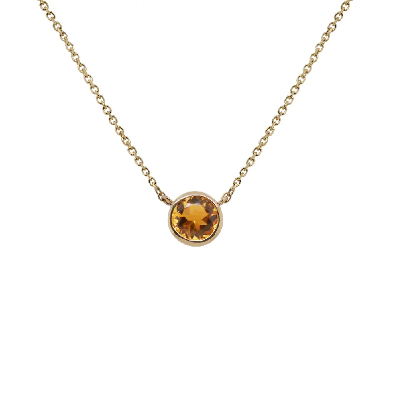 High-Quality Gemstone Jewelry For Special Occasions 14k Gemstone Bezel Pendant