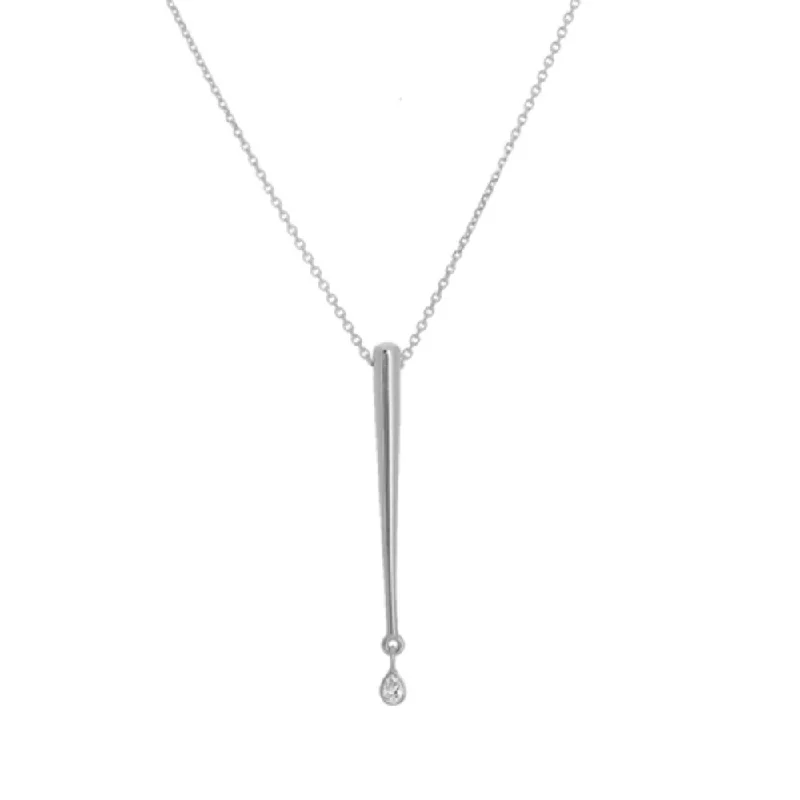 Seasonal Jewelry Sale – Upgrade Your Collection 14K White Gold Fancy Drop Diamond Pendant Seasonal Jewelry Sale – Upgrade Your Collection 14K White Gold Fancy Drop Diamond Pendant