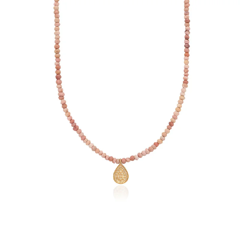 Bestselling Jewelry Now On Sale – Elevate Your Look Anna Beck Beaded Pink Opal Drop Pendant Necklace Bestselling Jewelry Now On Sale – Elevate Your Look Anna Beck Beaded Pink Opal Drop Pendant Necklace