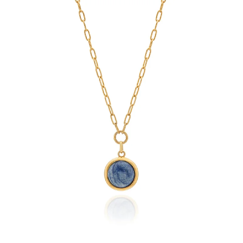 Exclusive Jewelry Offers – Sparkle For Less Anna Beck Medium Dumortierite Pendant Necklace Exclusive Jewelry Offers – Sparkle For Less Anna Beck Medium Dumortierite Pendant Necklace