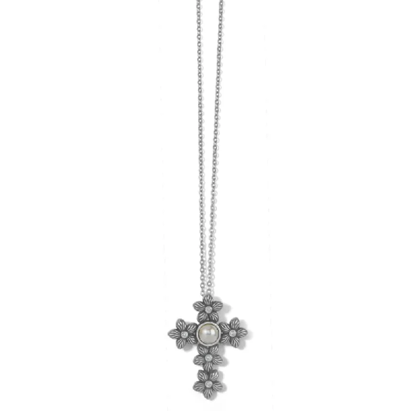 Big Savings On Your Favorite Jewelry Pieces Brighton Bloom Cross Pearl Necklace