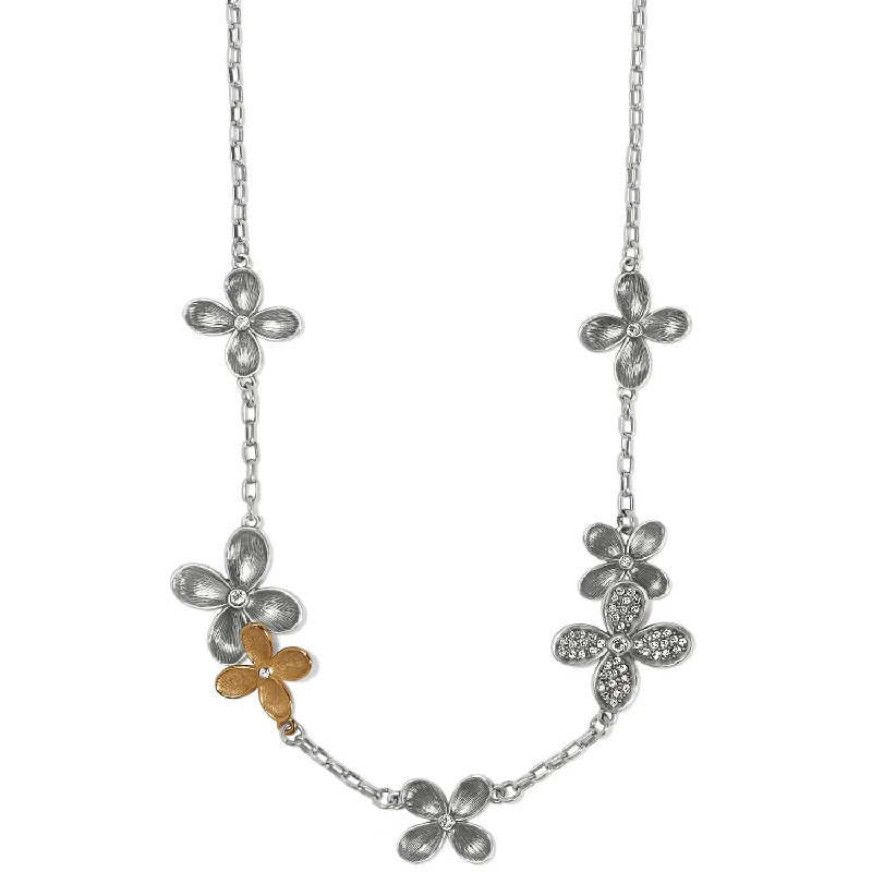 Modern Statement Jewelry For Bold Styling Brighton Everbloom Petals Two Tone Necklace Modern Statement Jewelry For Bold Styling Brighton Everbloom Petals Two Tone Necklace