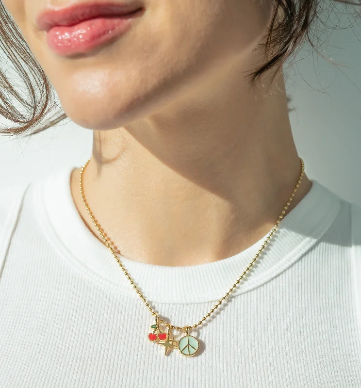 Chic, Trendy, And Affordable Jewelry Sale Charm Garden Necklace - Gold