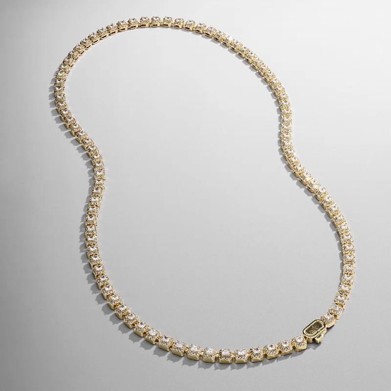 Limited-Time Jewelry Discounts – Shine Without The Splurge Cluster Stone Tennis Chain (Gold) Limited-Time Jewelry Discounts – Shine Without The Splurge Cluster Stone Tennis Chain (Gold)