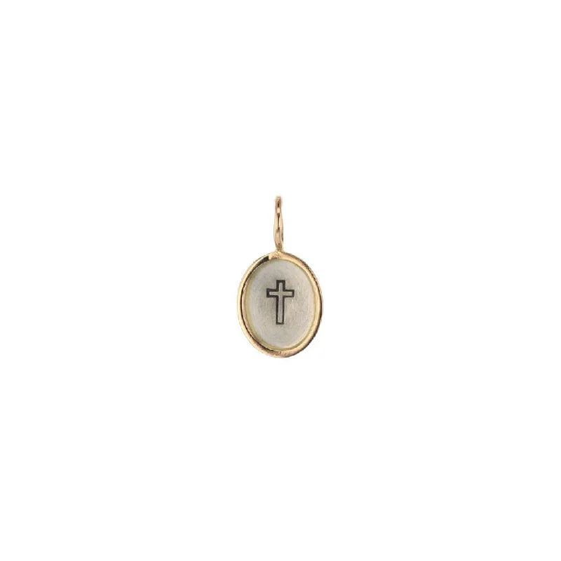 Affordable Elegance – Premium Jewelry At Special Prices Cross Mini Oval Disc Pendant Affordable Elegance – Premium Jewelry At Special Prices Cross Mini Oval Disc Pendant