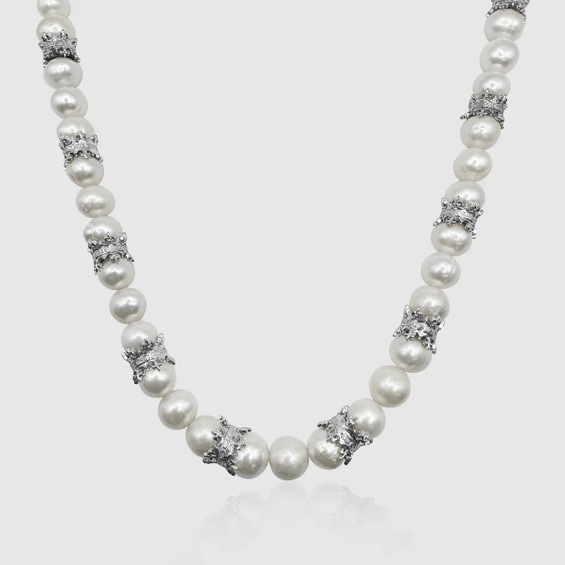 Shop Signature Jewelry Styles At Exclusive Prices Crown Real Pearl Necklace (Silver) Shop Signature Jewelry Styles At Exclusive Prices Crown Real Pearl Necklace (Silver)