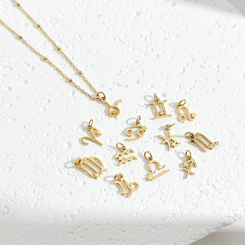 Luxury Meets Affordability – Jewelry Sale Live Now Dainty Zodiac Gold Necklace