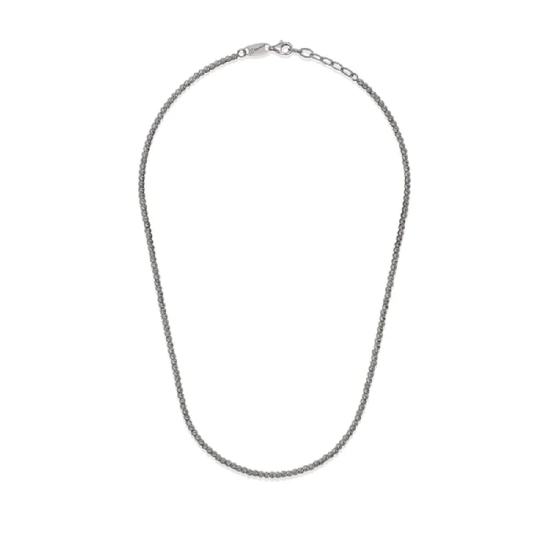 Stunning Jewelry At A Fraction Of The Price Desmos Sterling Silver "Slash" Diamond-Cut Necklace Stunning Jewelry At A Fraction Of The Price Desmos Sterling Silver "Slash" Diamond-Cut Necklace