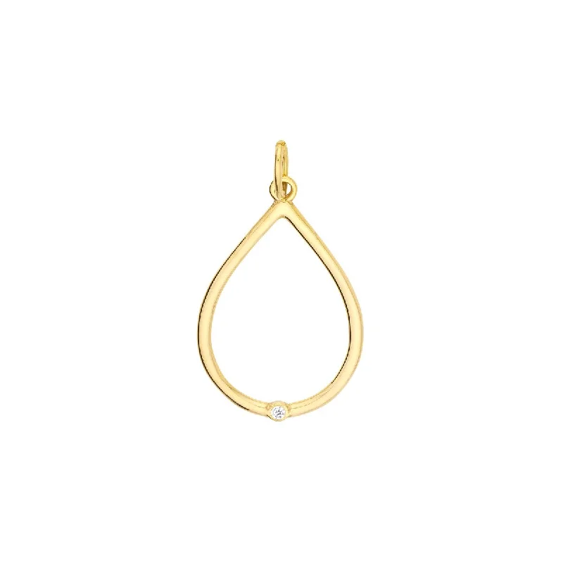 Buy More, Save More On Stunning Jewelry Pieces Diamond Teardrop Pendant