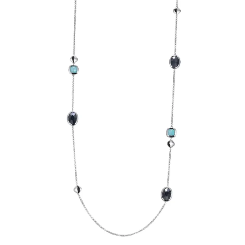 Shine In Style – Shop Jewelry Discounts Today Elle "Mirage" Amazonite & Hematite Station Necklace Shine In Style – Shop Jewelry Discounts Today Elle "Mirage" Amazonite & Hematite Station Necklace