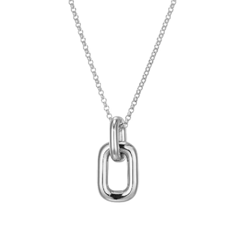 Everyday Jewelry Essentials Now On Sale Elle "Simpatico" Square & Circle Link Pendant Necklace Everyday Jewelry Essentials Now On Sale Elle "Simpatico" Square & Circle Link Pendant Necklace