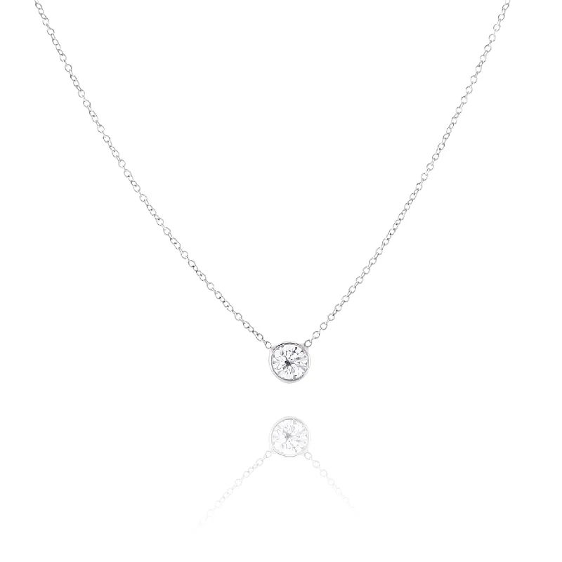 Shop Stylish Jewelry Now And Save Big Estate 14 Karat White Gold Solitaire Diamond Pendant Necklace with GIA Certification #7278507401 Shop Stylish Jewelry Now And Save Big Estate 14 Karat White Gold Solitaire Diamond Pendant Necklace with GIA Certification #7278507401