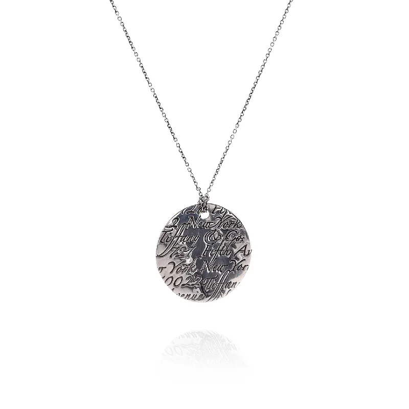 Celebrate With Sparkle – Jewelry Sale Now Live Estate Tiffany & Co Sterling Silver 16" 727 Fifth Ave Pendant Necklace Celebrate With Sparkle – Jewelry Sale Now Live Estate Tiffany & Co Sterling Silver 16" 727 Fifth Ave Pendant Necklace