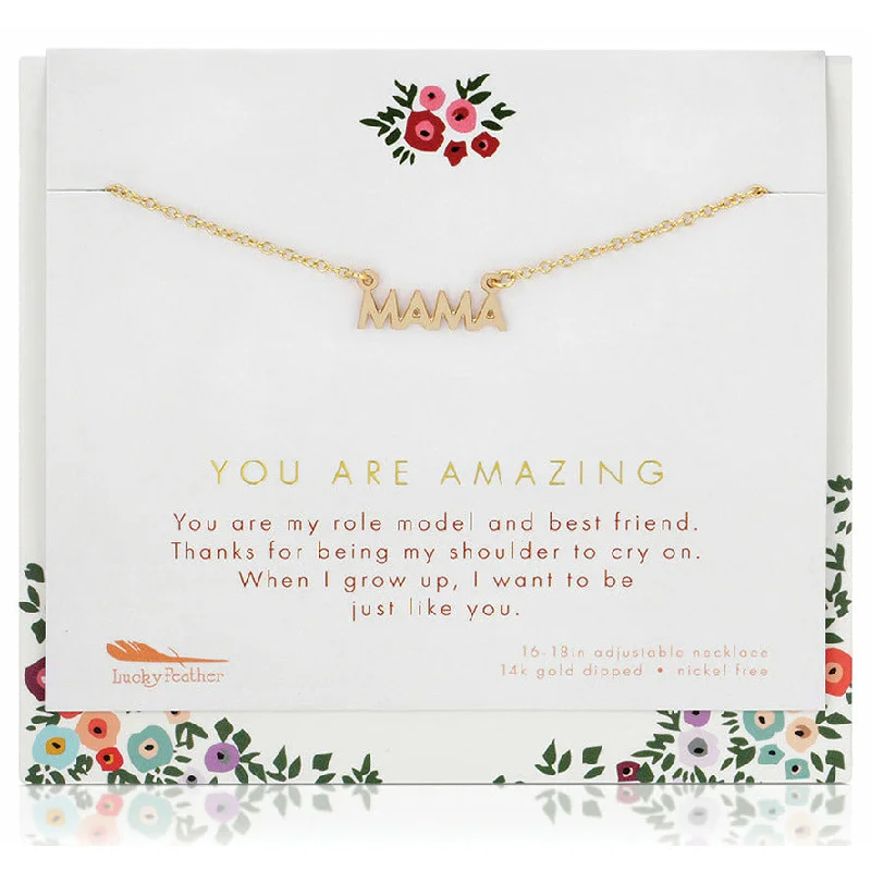 Luxury Meets Affordability – Jewelry Sale Now Live You Are Amazing, Mama - Necklace & Card Luxury Meets Affordability – Jewelry Sale Now Live You Are Amazing, Mama - Necklace & Card