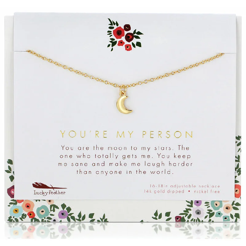 Exclusive Jewelry Sale – Shine For Less You're My Person - Necklace & Card