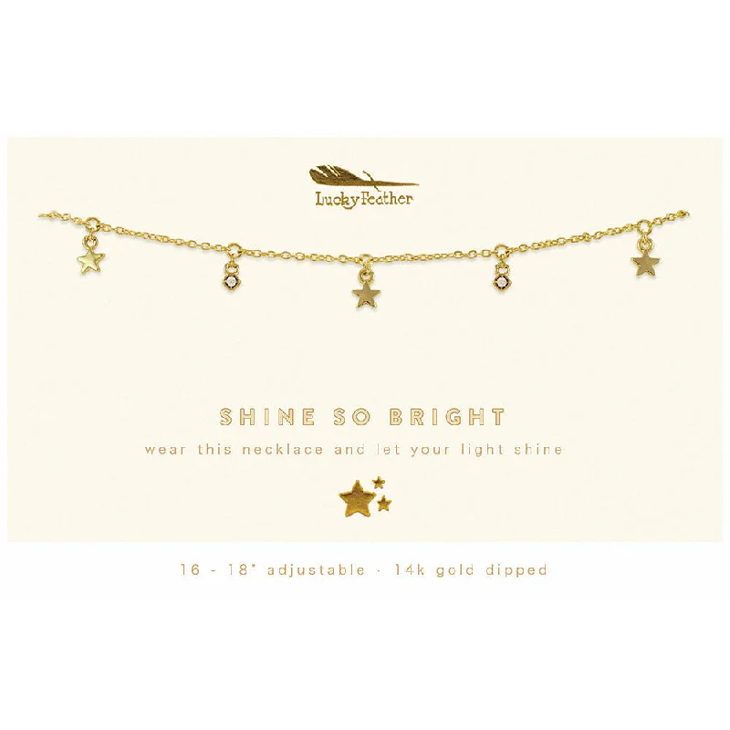 Eco-Friendly Sustainable Jewelry For Conscious Buyers Dangle Necklace - Shine so Bright Eco-Friendly Sustainable Jewelry For Conscious Buyers Dangle Necklace - Shine so Bright