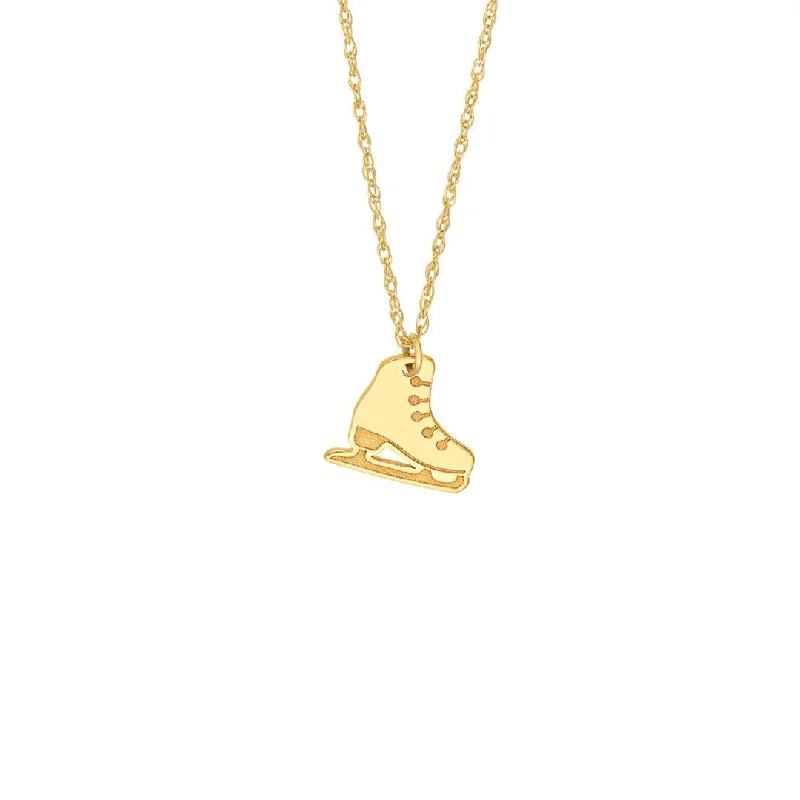 Bohemian-Inspired Jewelry For Free-Spirited Fashion Ice Skating Necklace