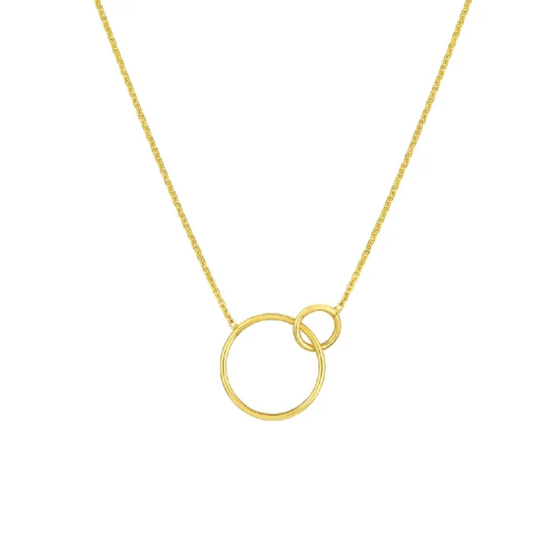 Beautiful Jewelry, Breathtaking Discounts – Hurry In Interlocking Rings Necklace